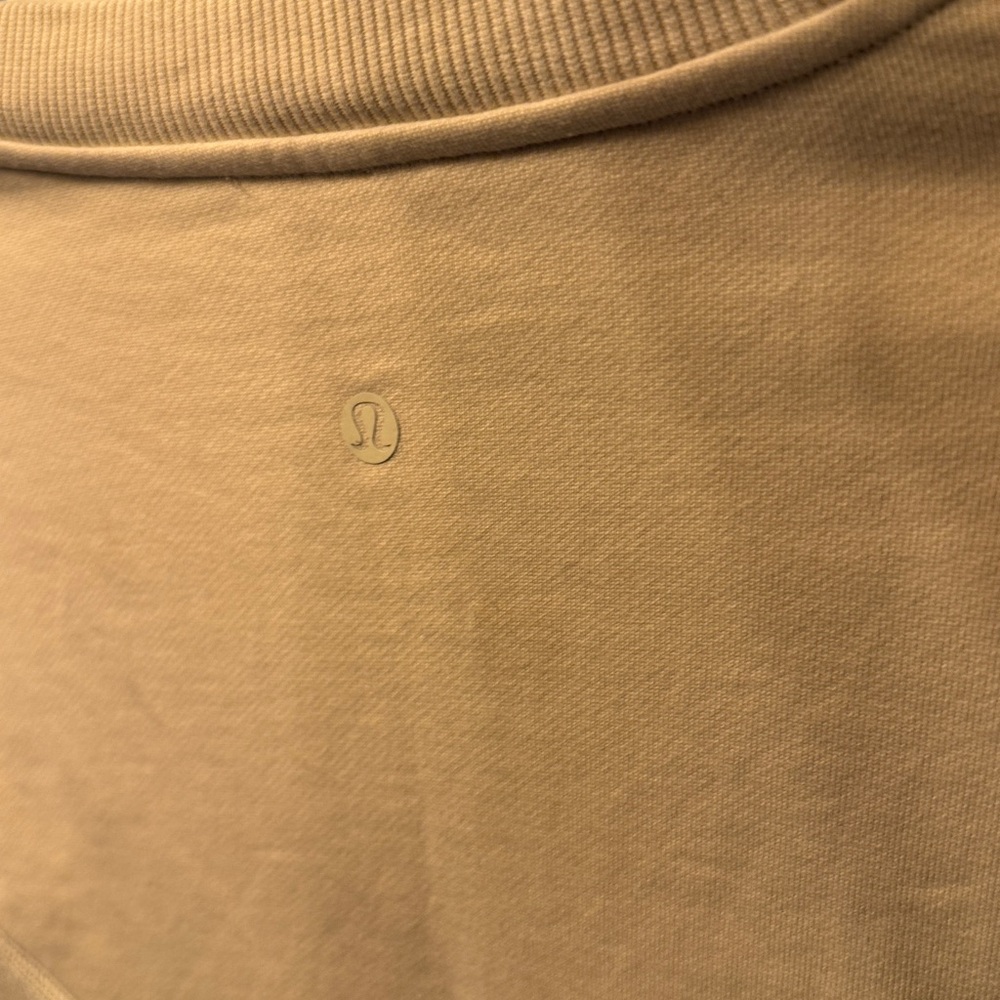 Lululemon Cotton French Terry + Swift T-ShirtNatural Ivory size 6 - Picture 5 of 6